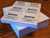 Fusion 8.5x11 (6-up) Die Cut Name Badge for Inkjet and Laser Desktop Printers 8.5x11" CARTON (200 Sheets Per Carton)