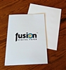 Fusion 8.5x11 (6-up) Die Cut Name Badge for Inkjet and Laser Desktop Printers 8.5x11" PACK (25 Sheets Per Pack)