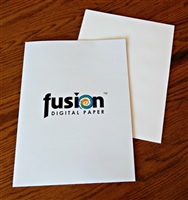 Fusion 8.5x11 (6-up) Die Cut Name Badge for Inkjet and Laser Desktop Printers 8.5x11" PACK (25 Sheets Per Pack)